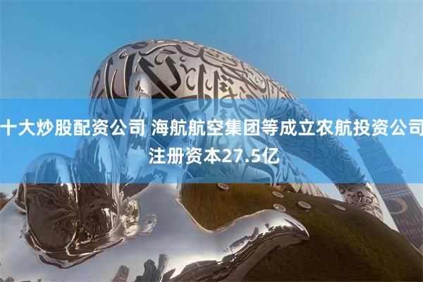 十大炒股配资公司 海航航空集团等成立农航投资公司 注册资本27.5亿