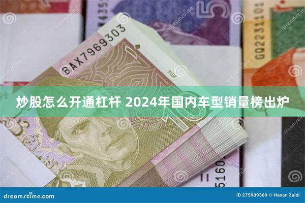 炒股怎么开通杠杆 2024年国内车型销量榜出炉